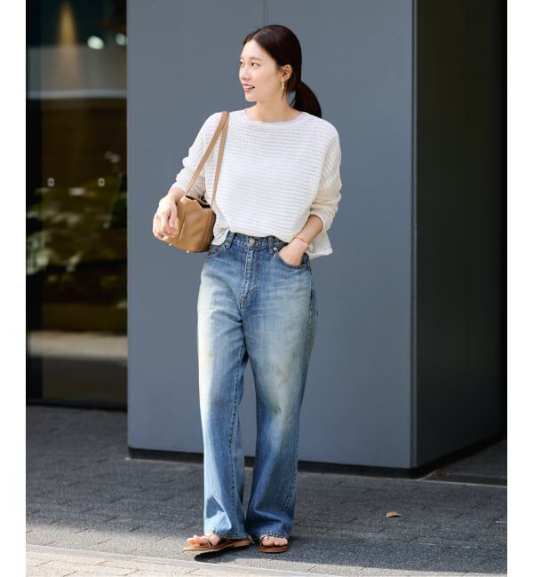 FRAMeWORK「≪予約≫コットンコードニットプルオーバー」|ニット・セーター|