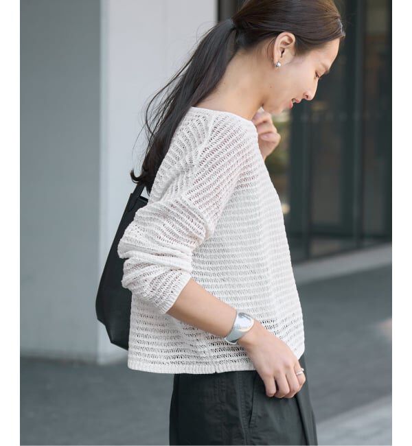 FRAMeWORK「≪予約≫コットンコードニットプルオーバー」|ニット・セーター|