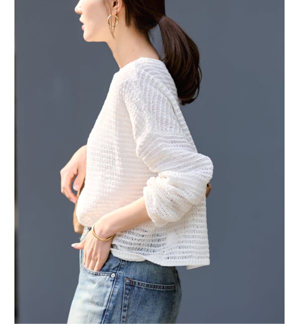 FRAMeWORK「≪予約≫コットンコードニットプルオーバー」|ニット・セーター|