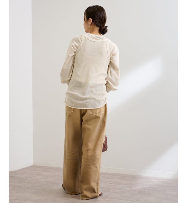 FRAMeWORK「≪追加予約≫メッシュタンクトップ」|タンクトップ|