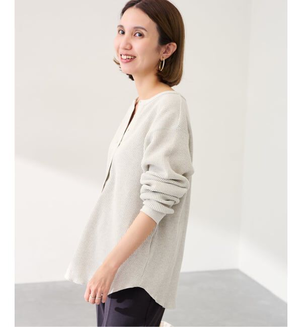 FRAMeWORK「ワッフルロンT」|Tシャツ・カットソー|