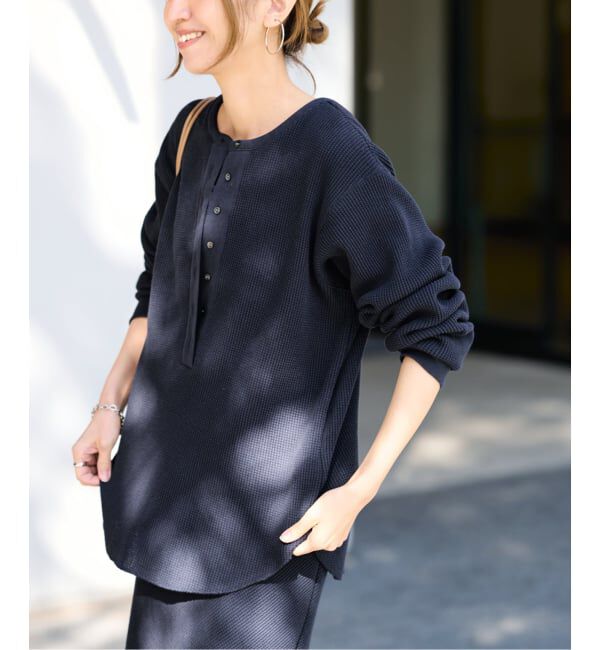 FRAMeWORK「ワッフルロンT」|Tシャツ・カットソー|