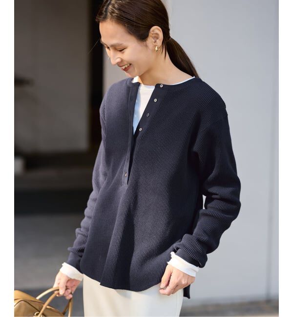 FRAMeWORK「ワッフルロンT」|Tシャツ・カットソー|