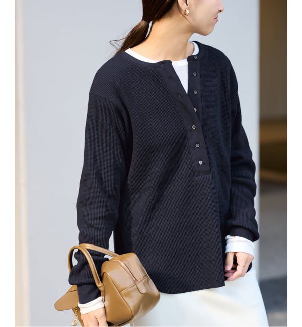 FRAMeWORK「ワッフルロンT」|Tシャツ・カットソー|