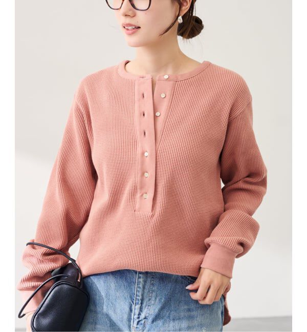 FRAMeWORK「ワッフルロンT」|Tシャツ・カットソー|