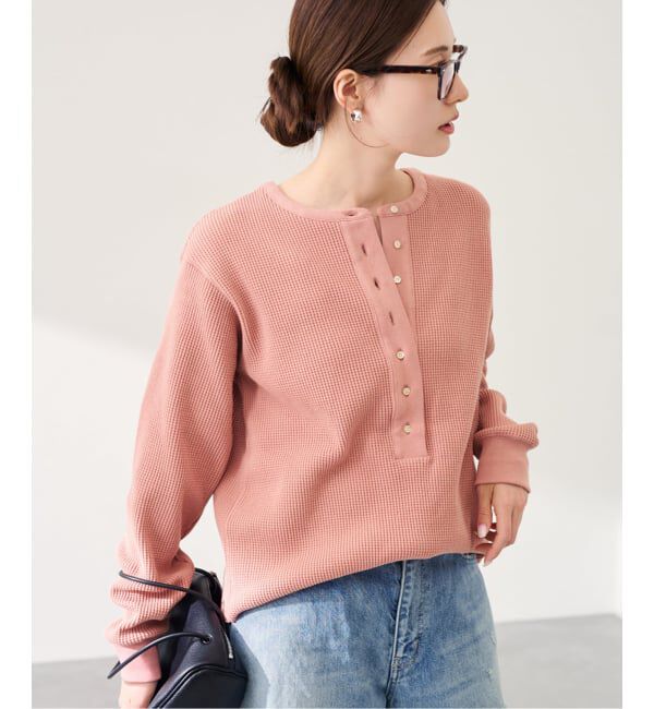 FRAMeWORK「ワッフルロンT」|Tシャツ・カットソー|