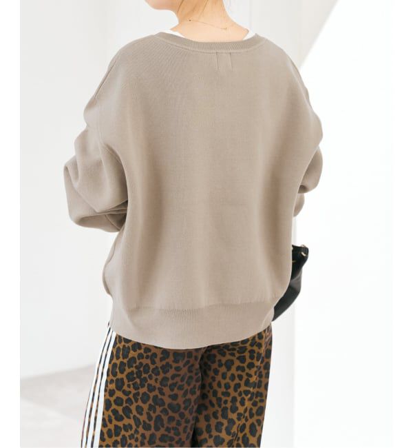 Spick and Span「《新色有り / 追加》メタルボタンヘンリーネックニット」|ニット・セーター|