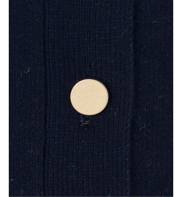 Spick and Span「《新色有り / 追加》メタルボタンヘンリーネックニット」|ニット・セーター|