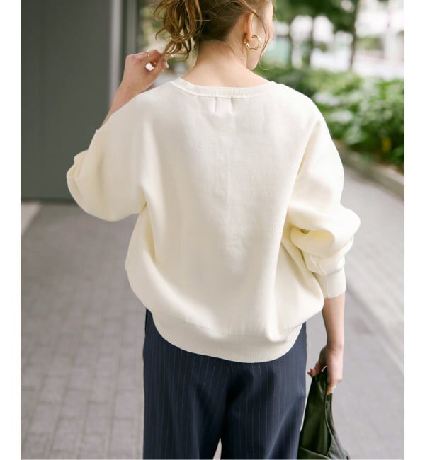 Spick and Span「《新色有り / 追加》メタルボタンヘンリーネックニット」|ニット・セーター|