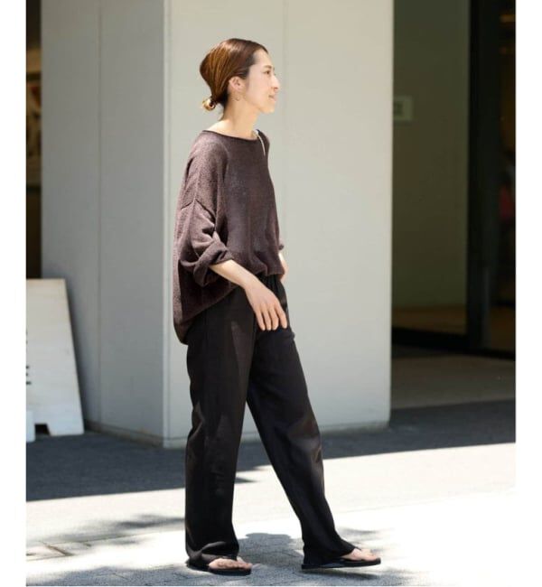 FRAMeWORK「≪一部カラーWEB限定 / 追加予約≫ウォッシャブルニュアンスワイドプルオーバー」|ニット・セーター|