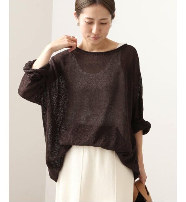 FRAMeWORK「≪一部カラーWEB限定 / 追加予約≫ウォッシャブルニュアンスワイドプルオーバー」|ニット・セーター|