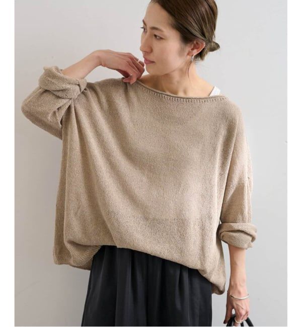 FRAMeWORK「≪一部カラーWEB限定 / 追加予約≫ウォッシャブルニュアンスワイドプルオーバー」|ニット・セーター|