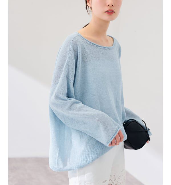 FRAMeWORK「≪一部カラーWEB限定 / 追加予約≫ウォッシャブルニュアンスワイドプルオーバー」|ニット・セーター|