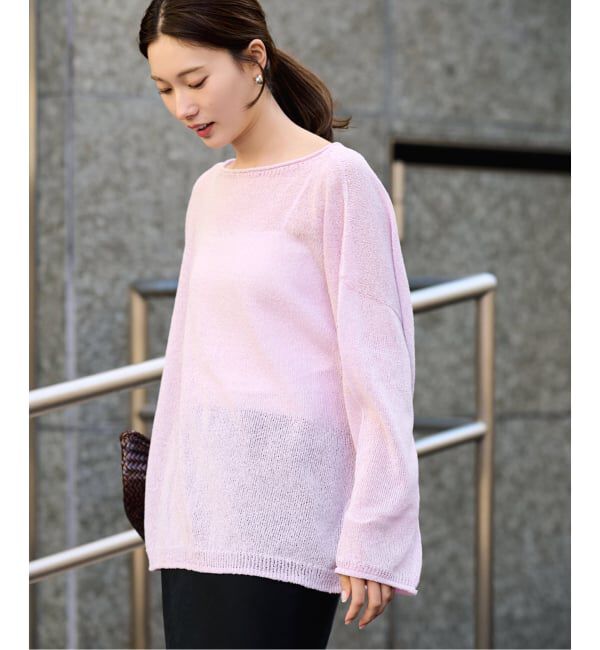 FRAMeWORK「≪一部カラーWEB限定 / 追加予約≫ウォッシャブルニュアンスワイドプルオーバー」|ニット・セーター|