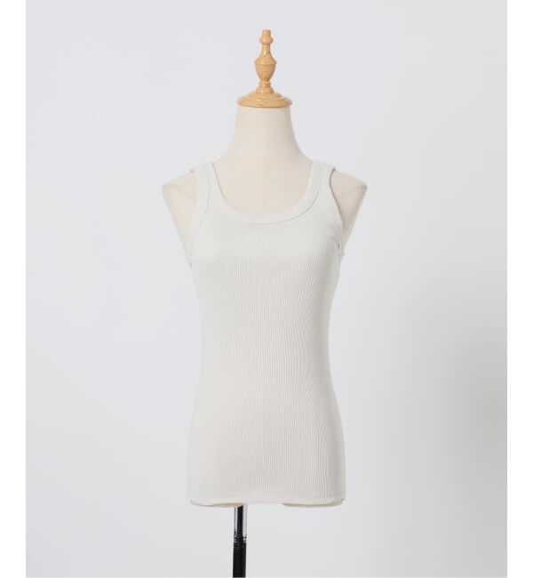 Spick and Span「《新色有り / 追加》甘撚テレコアメスリタンク」|タンクトップ|