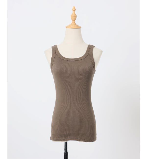 Spick and Span「《新色有り / 追加》甘撚テレコアメスリタンク」|タンクトップ|