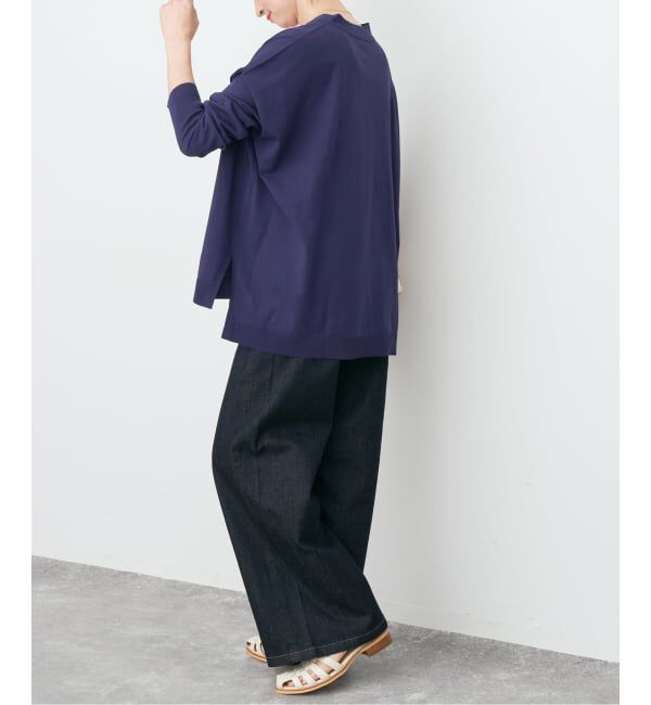 Spick and Span「Emil cotoni Vネックカーディガン」|カーディガン|