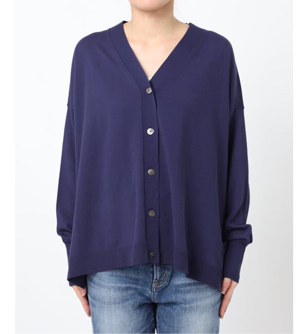 Spick and Span「Emil cotoni Vネックカーディガン」|カーディガン|