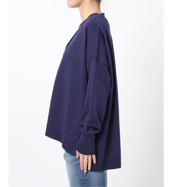 Spick and Span「Emil cotoni Vネックカーディガン」|カーディガン|