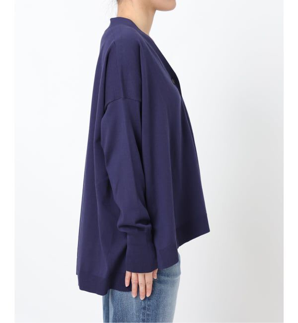 Spick and Span「Emil cotoni Vネックカーディガン」|カーディガン|