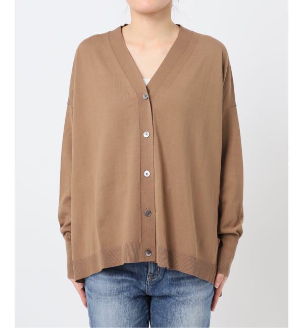 Spick and Span「Emil cotoni Vネックカーディガン」|カーディガン|
