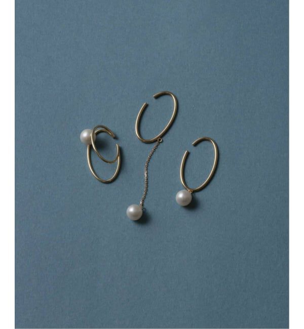 Lilas by Spick&Span「パールダエンイヤーカフ K10（片耳）」|イヤーカフ|