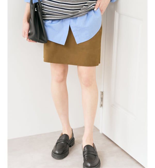 Spick and Span「フェイクスエードミニスカート」|スカート|