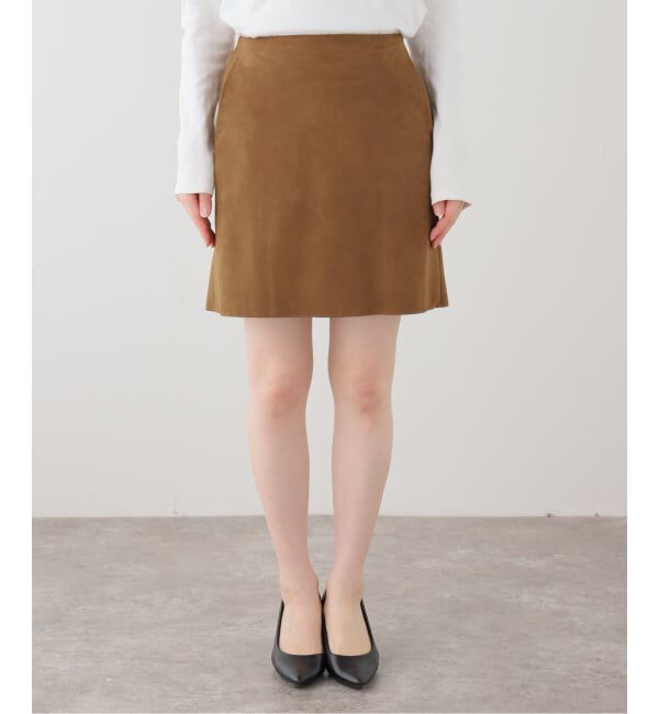 Spick and Span「フェイクスエードミニスカート」|スカート|