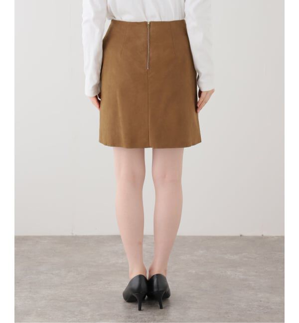 Spick and Span「フェイクスエードミニスカート」|スカート|