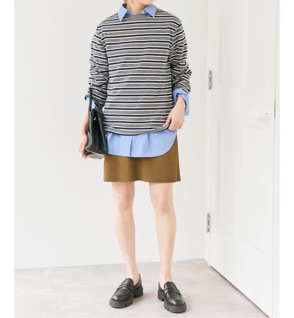 Spick and Span「フェイクスエードミニスカート」|スカート|