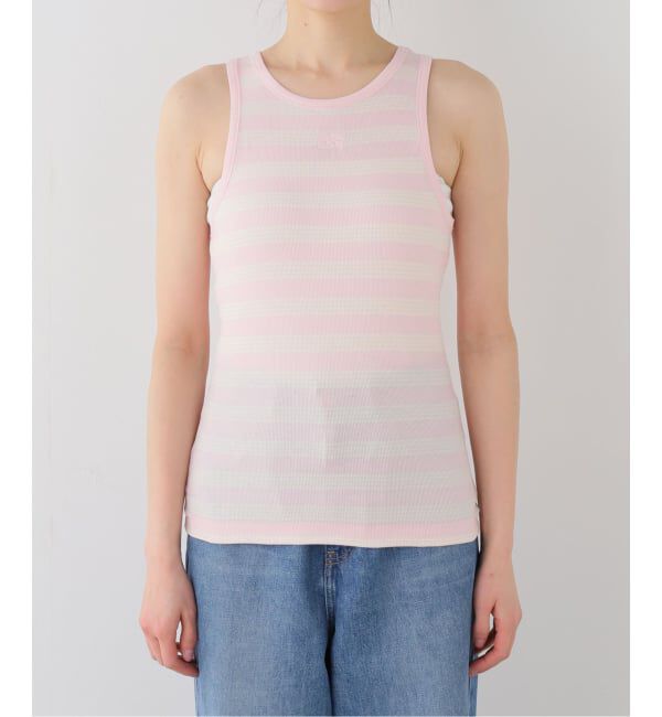 U by SPICK&SPAN「GANNI / ガニー Soft Cotton Rib Tank Top」|タンクトップ|