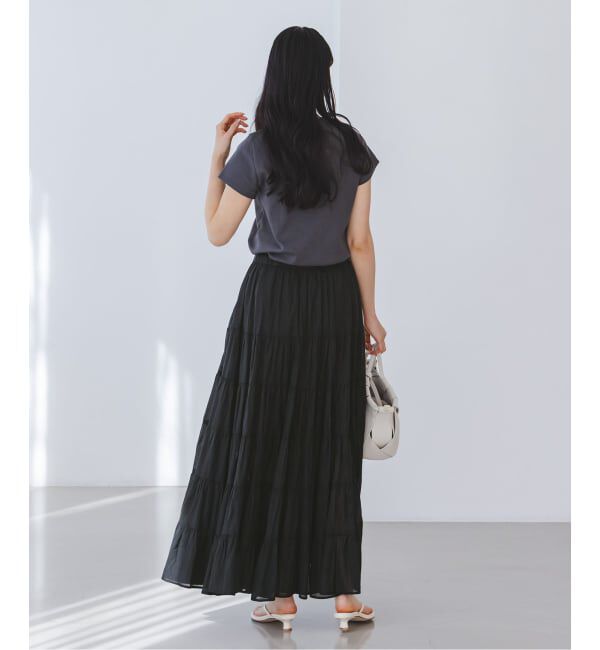 NOBLE「《予約》COUTURE D'ADAM/クチュールドアダム SushiVoile Tiered Skirt」|スカート|
