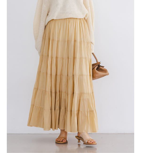 NOBLE「《予約》COUTURE D'ADAM/クチュールドアダム SushiVoile Tiered Skirt」|スカート|