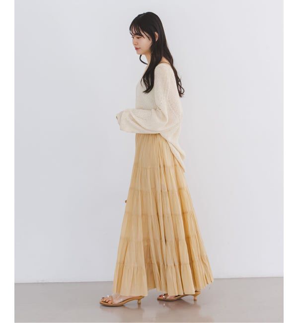 NOBLE「《予約》COUTURE D'ADAM/クチュールドアダム SushiVoile Tiered Skirt」|スカート|