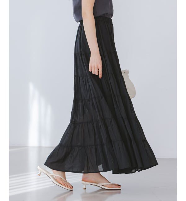 NOBLE「《予約》COUTURE D'ADAM/クチュールドアダム SushiVoile Tiered Skirt」|スカート|