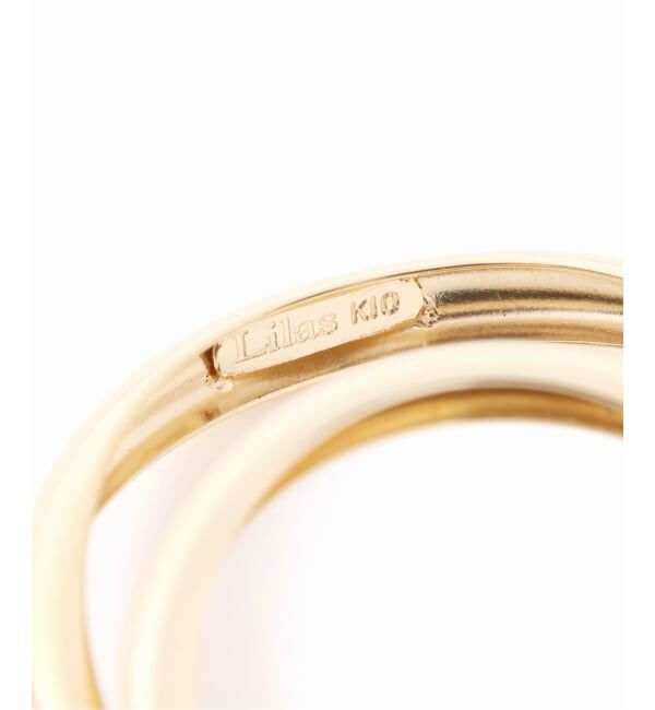 Lilas by Spick&Span「《予約》ダブルラインイヤーカフ K10（片耳）」|イヤーカフ|