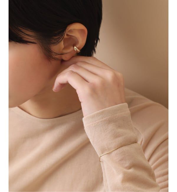 Lilas by Spick&Span「《予約》Cカーブイヤーカフ K10（片耳）」|イヤーカフ|
