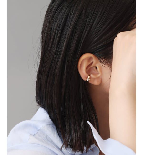 Lilas by Spick&Span「《予約》Cカーブイヤーカフ K10（片耳）」|イヤーカフ|