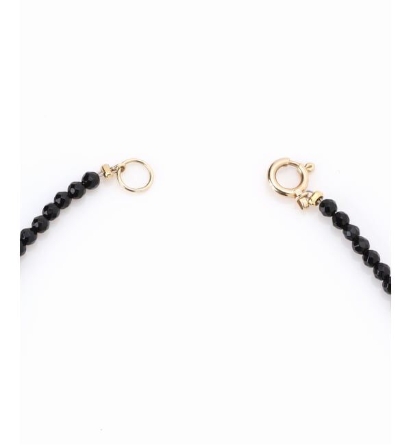 Lilas by Spick&Span「《予約》ゴールドパイプオニキスブレスレット K10」|ブレスレット・バングル|