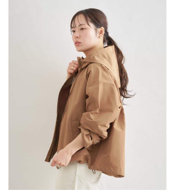 U by SPICK&SPAN「《WEB限定 / 追加予約》コットン/ナイロングログランフレアブルゾン」|ブルゾン・スタジャン|