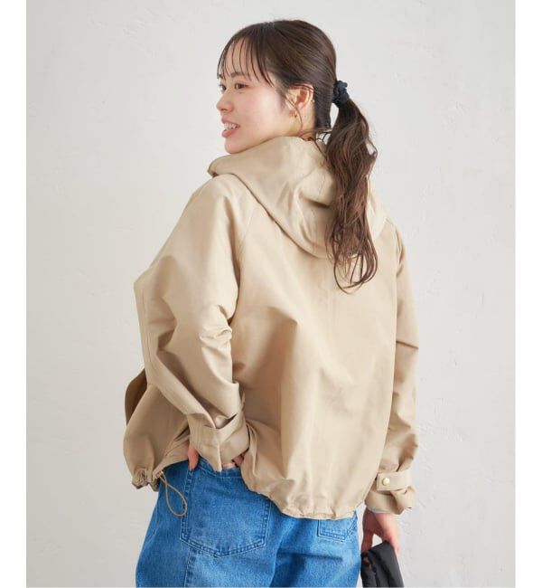 U by SPICK&SPAN「《WEB限定 / 追加予約》コットン/ナイロングログランフレアブルゾン」|ブルゾン・スタジャン|