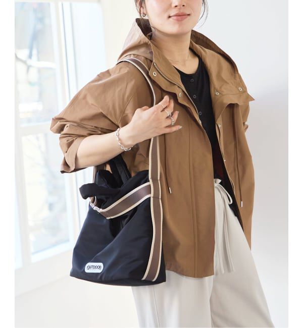 U by SPICK&SPAN「《WEB限定 / 追加予約》コットン/ナイロングログランフレアブルゾン」|ブルゾン・スタジャン|