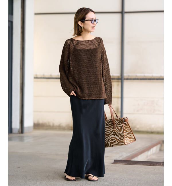 FRAMeWORK「≪追加≫LINEN CORD ニット 2」|ニット・セーター|