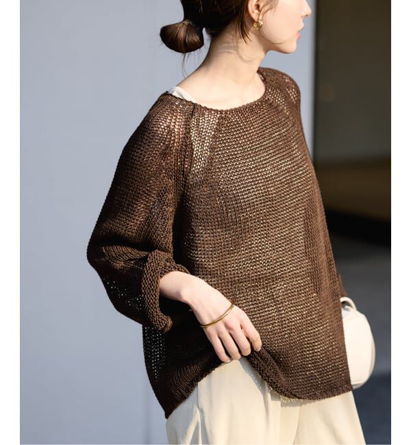 FRAMeWORK「≪追加≫LINEN CORD ニット 2」|ニット・セーター|