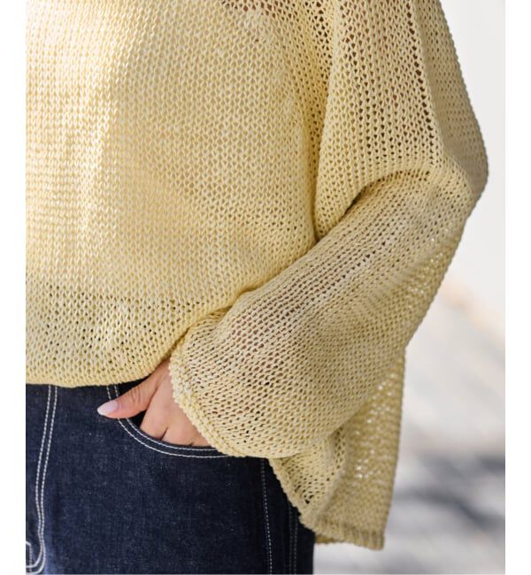 FRAMeWORK「≪追加≫LINEN CORD ニット 2」|ニット・セーター|