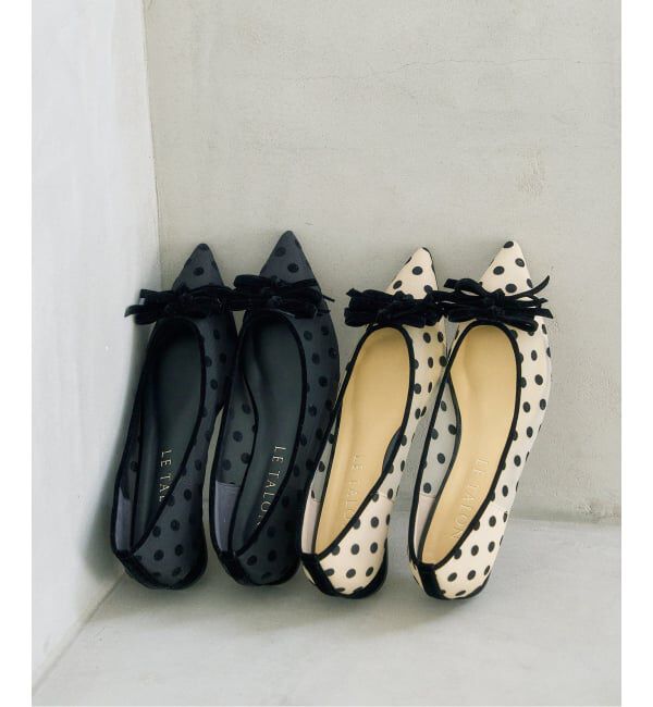  「《追加予約》ポインテッドチュールメニーリボンフラット」|その他|