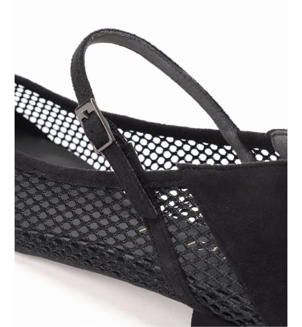  「《追加予約2》ポインテッドネットワンストラップフラット」|その他|