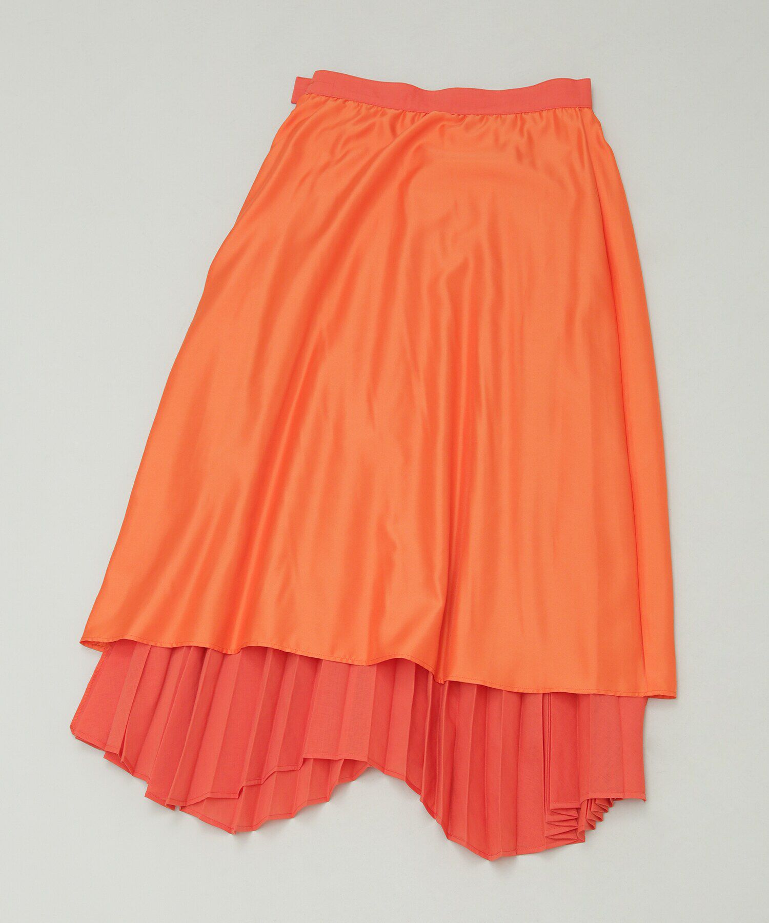 nano･universe「LB.03/ドライシアーイレヘムプリーツスカート」|スカート|