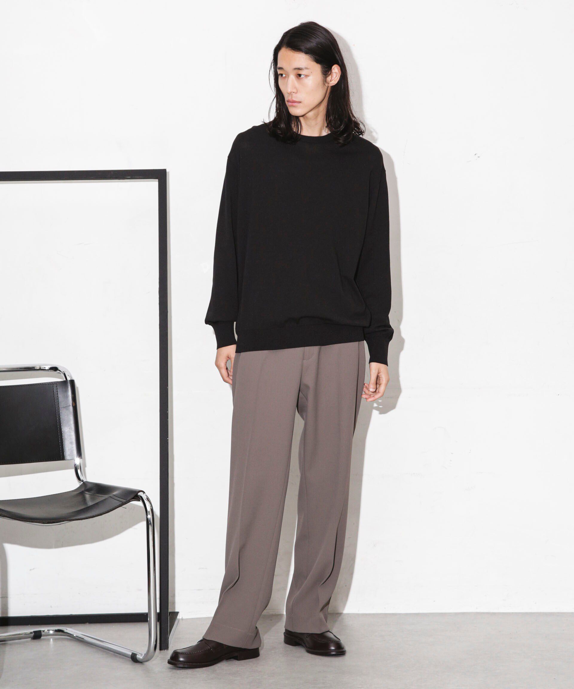 nano･universe「「ESSENTIAL LINE」天竺クループルオーバー」|ニット・セーター|