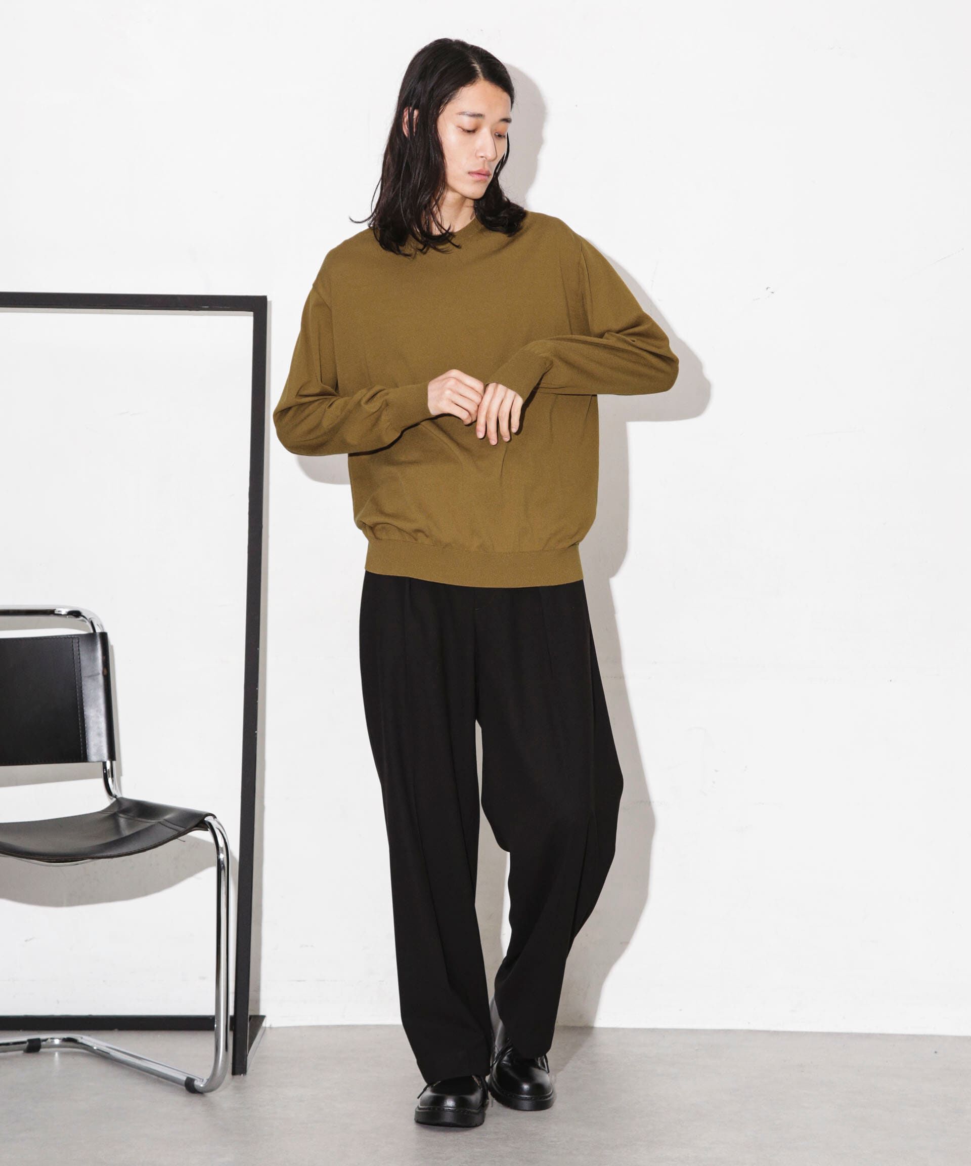 nano･universe「「ESSENTIAL LINE」天竺クループルオーバー」|ニット・セーター|